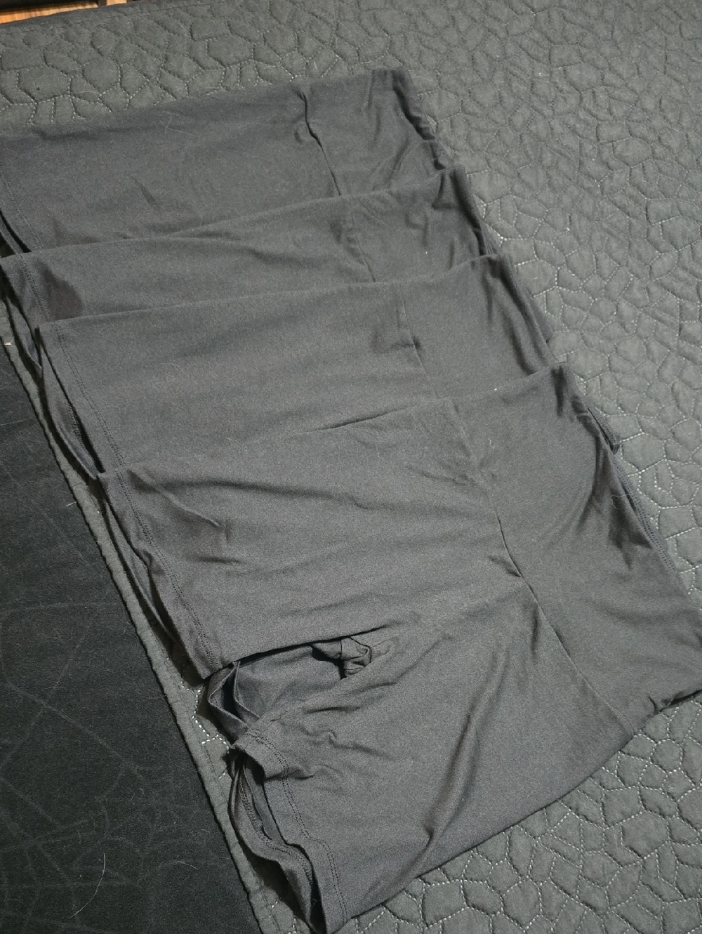 FOUR Pairs Black 5" Bike Shorts